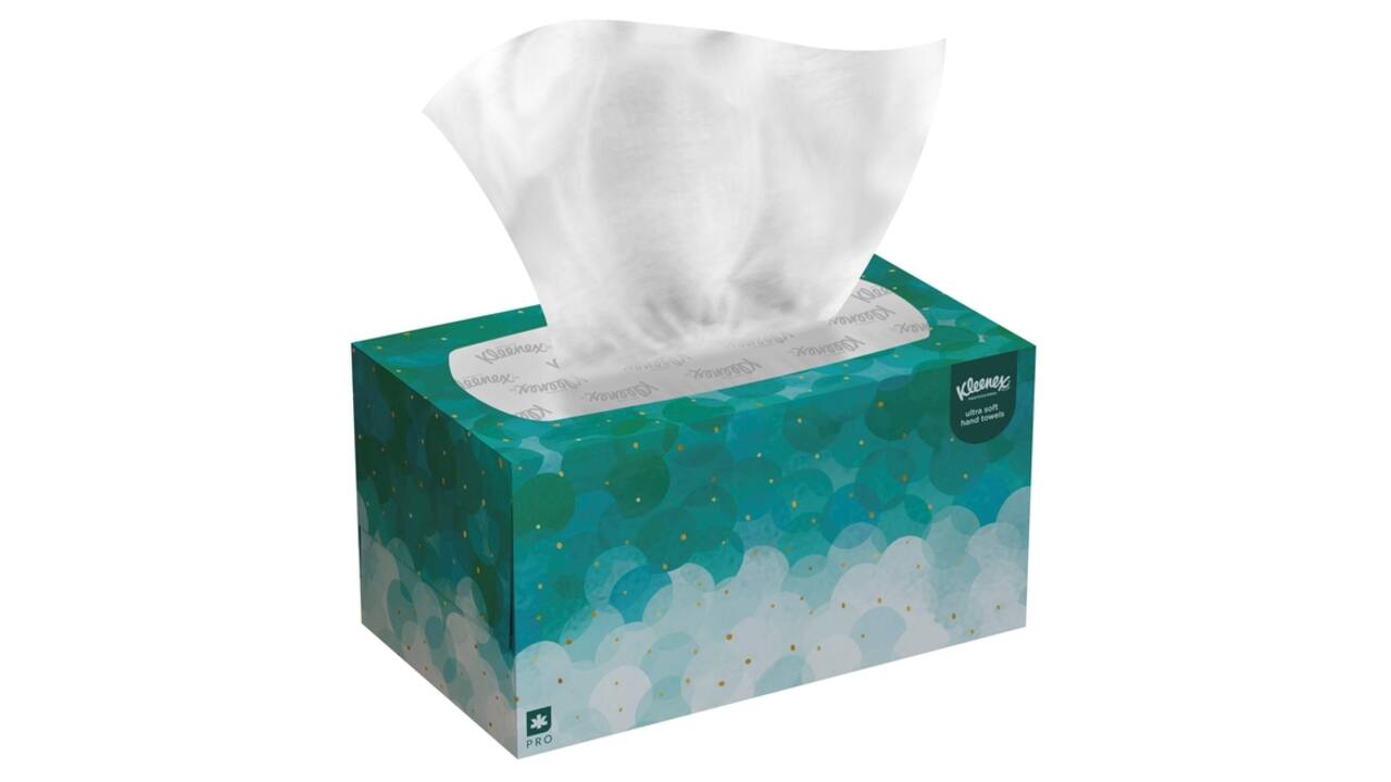 Handdoek Kleenex Ultra Pop-up Box 1-laags 226x254mm 70 vel wit 6088