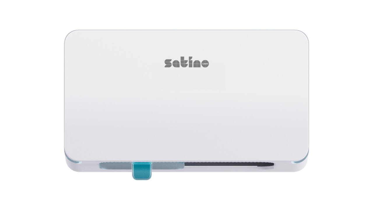 Toiletpapierdispenser Satino MT1 Hyginity duo wit 333426