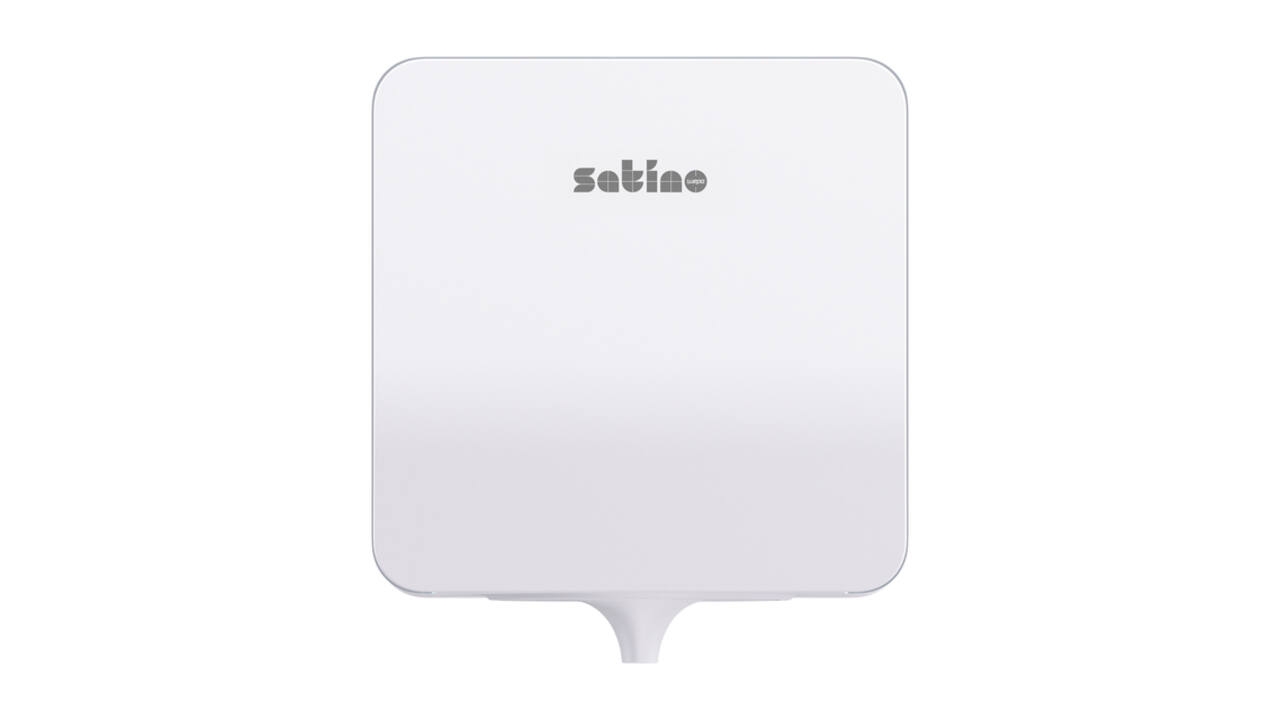Poetspapierdispenser Satino CF1 Hyginity Plus medium wit 333416