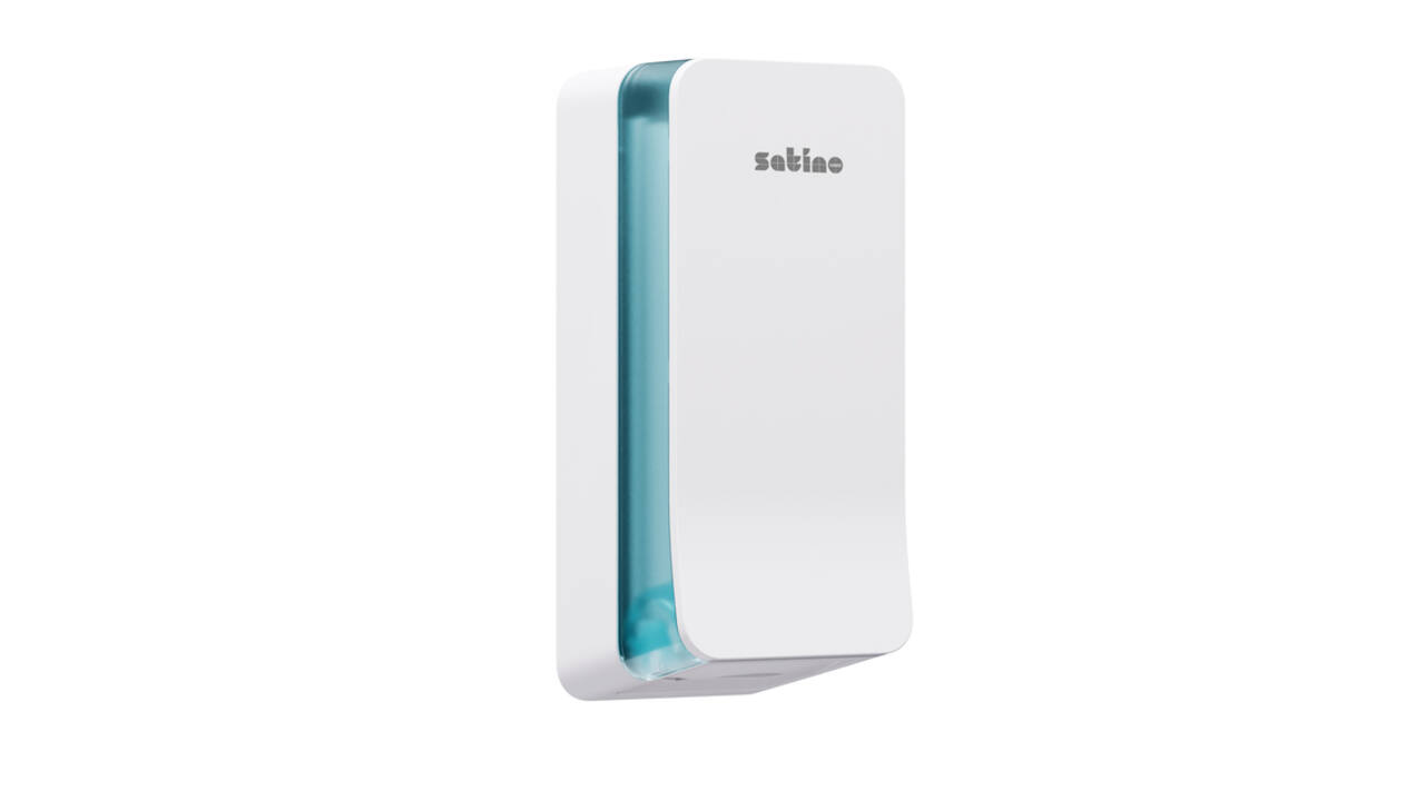Toiletpapierdispenser Satino BT1 Hyginity gevouwen wit 333424