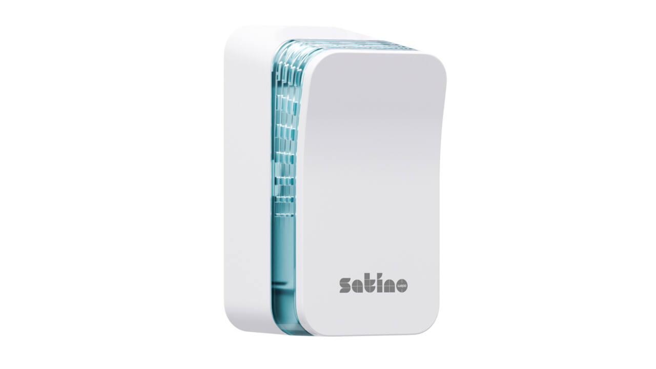 Luchtverfrisserdispenser Satino AR1 Hyginity Eco wit 333440