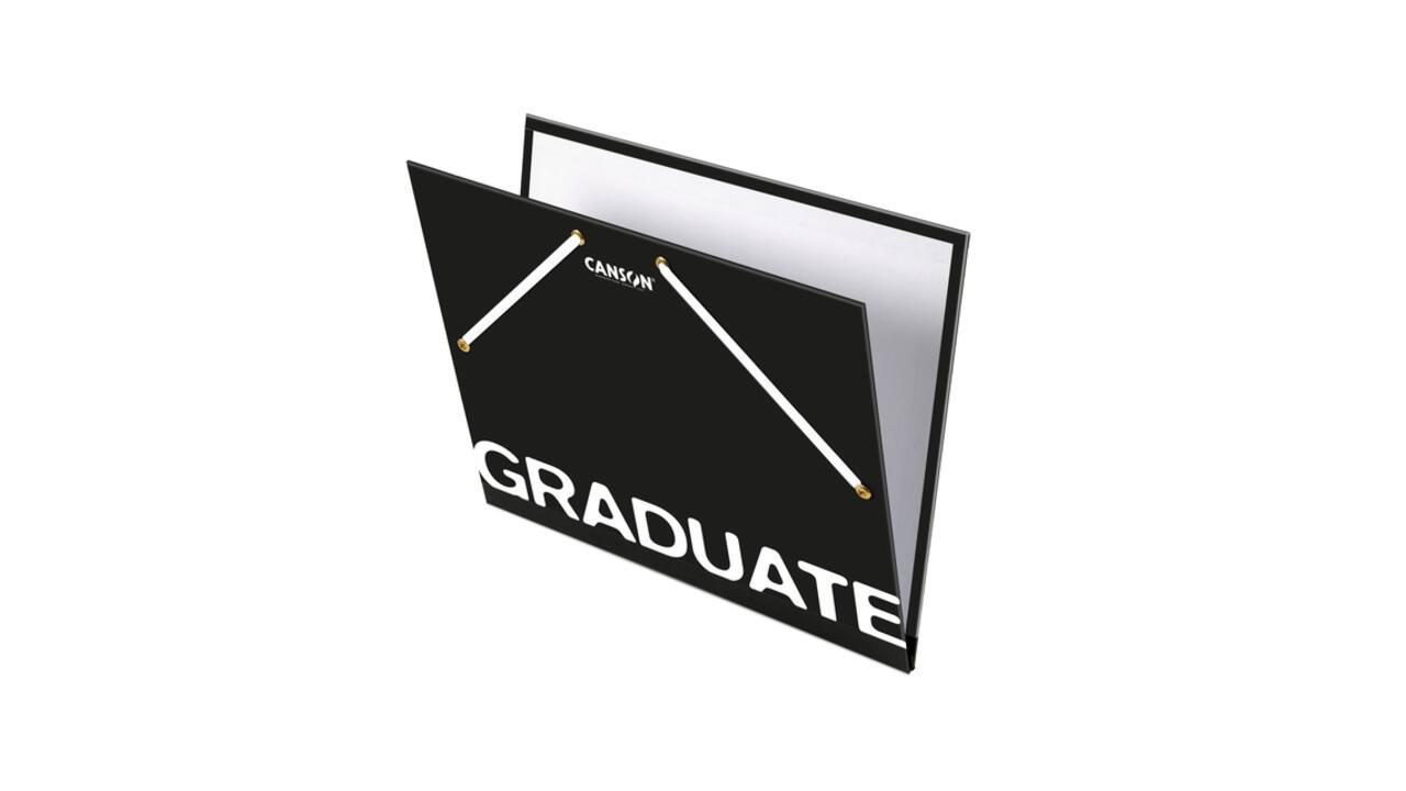 Tekenmap Canson Graduate elastieksluiting 320x450mm zwart