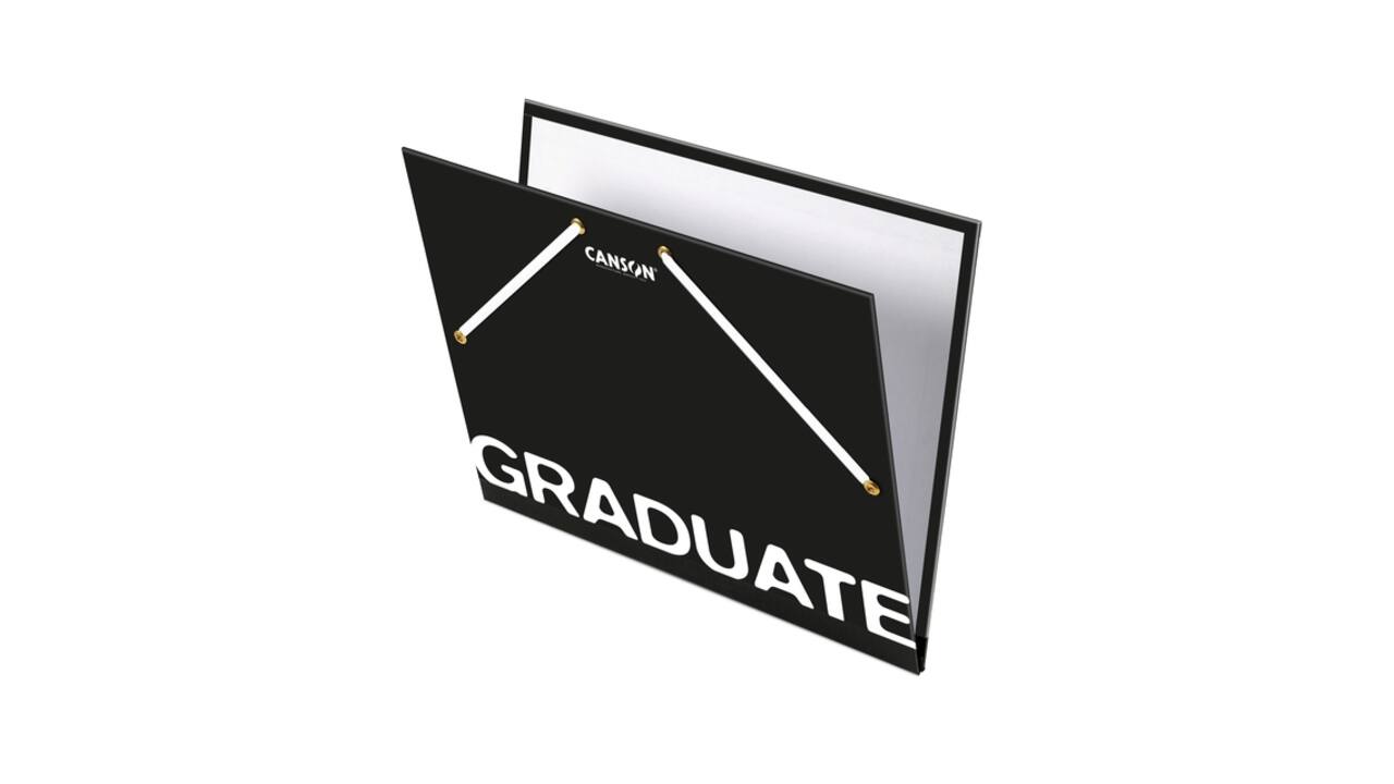 Tekenmap Canson Graduate elastieksluiting 260x330mm zwart