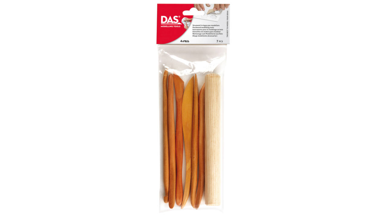 Kleigereedschap DAS 7-delig hout