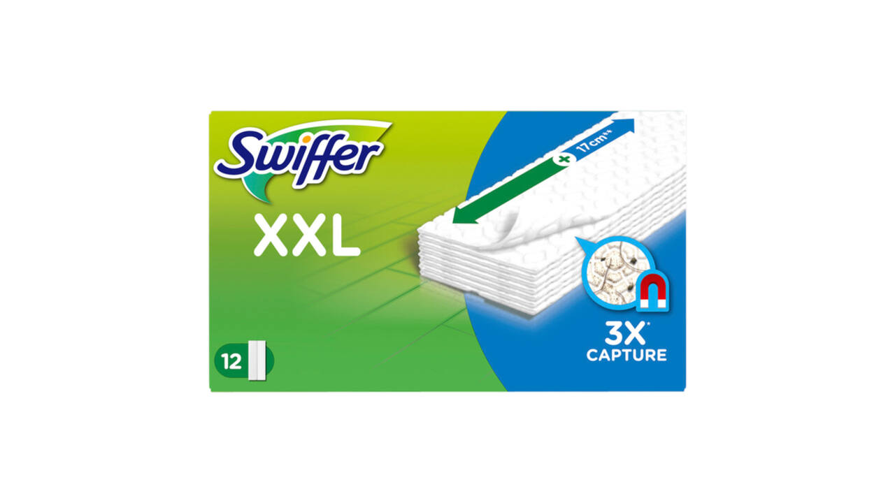 Vloerwisdoekjes Swiffer navulling XXL droge doekjes 12 stuks