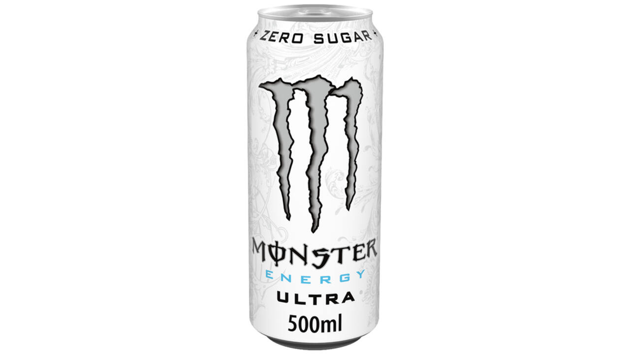 Energiedrank Monster ultra suikervrij blik 500ml