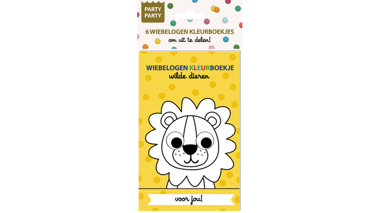 Party Party 6 Wiebelogen KB Wilde dieren Interstat