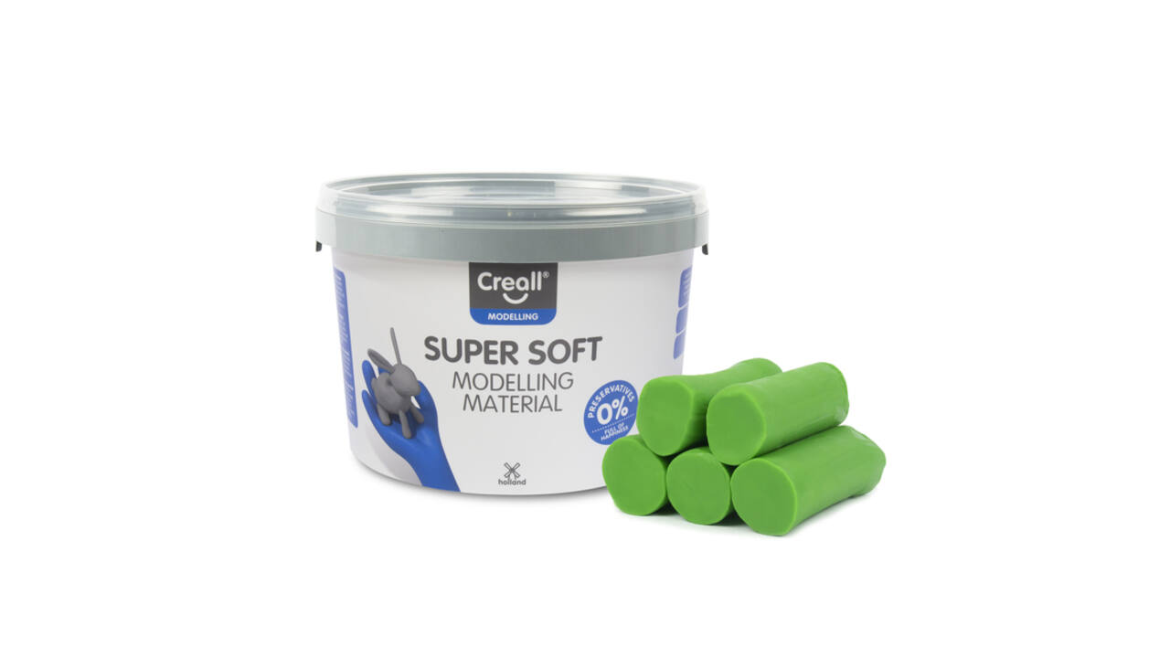 Klei Creall supersoft groen 1750gram