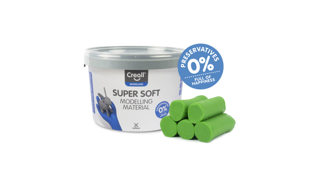 Klei Creall supersoft groen 1750gram