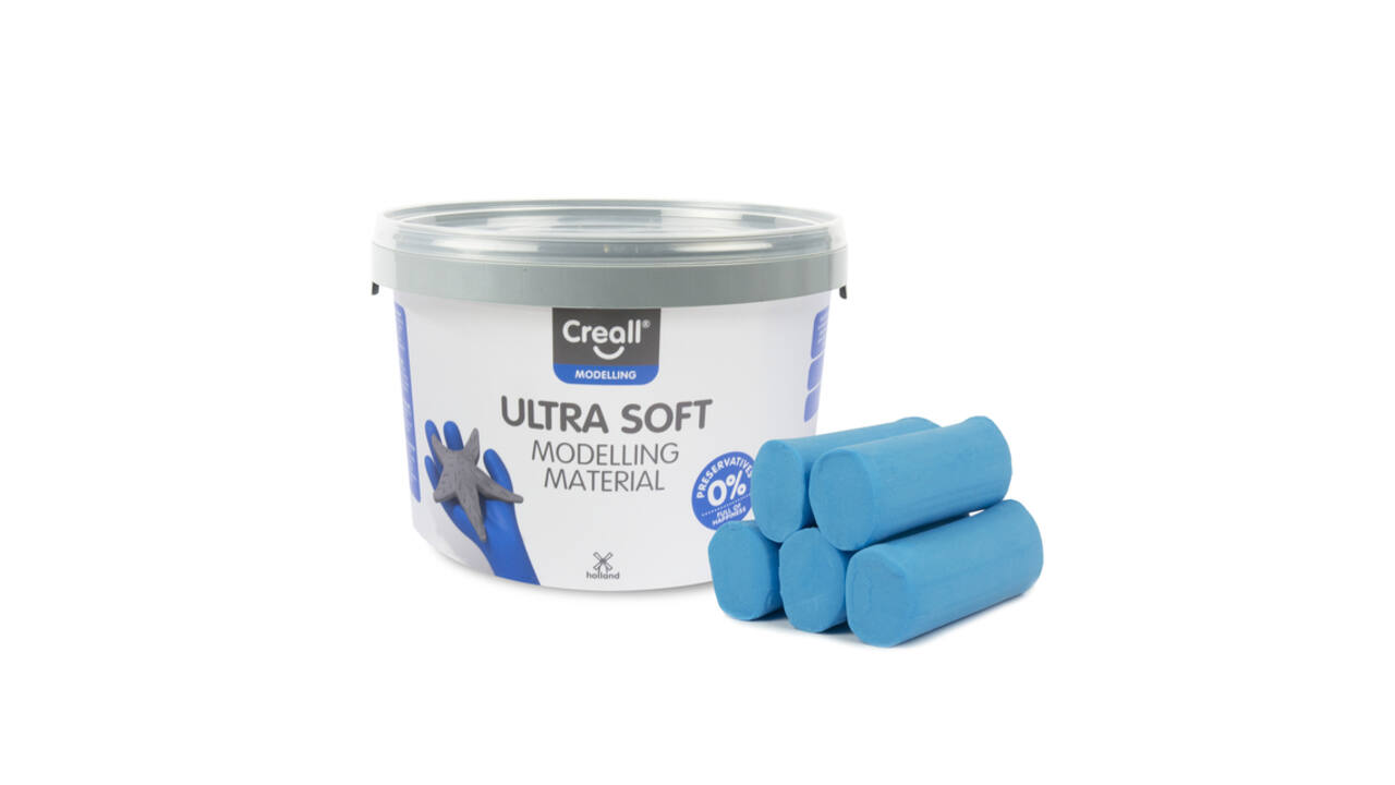 Klei Creall Play-it Ultra Soft helder blauw 1100 gram