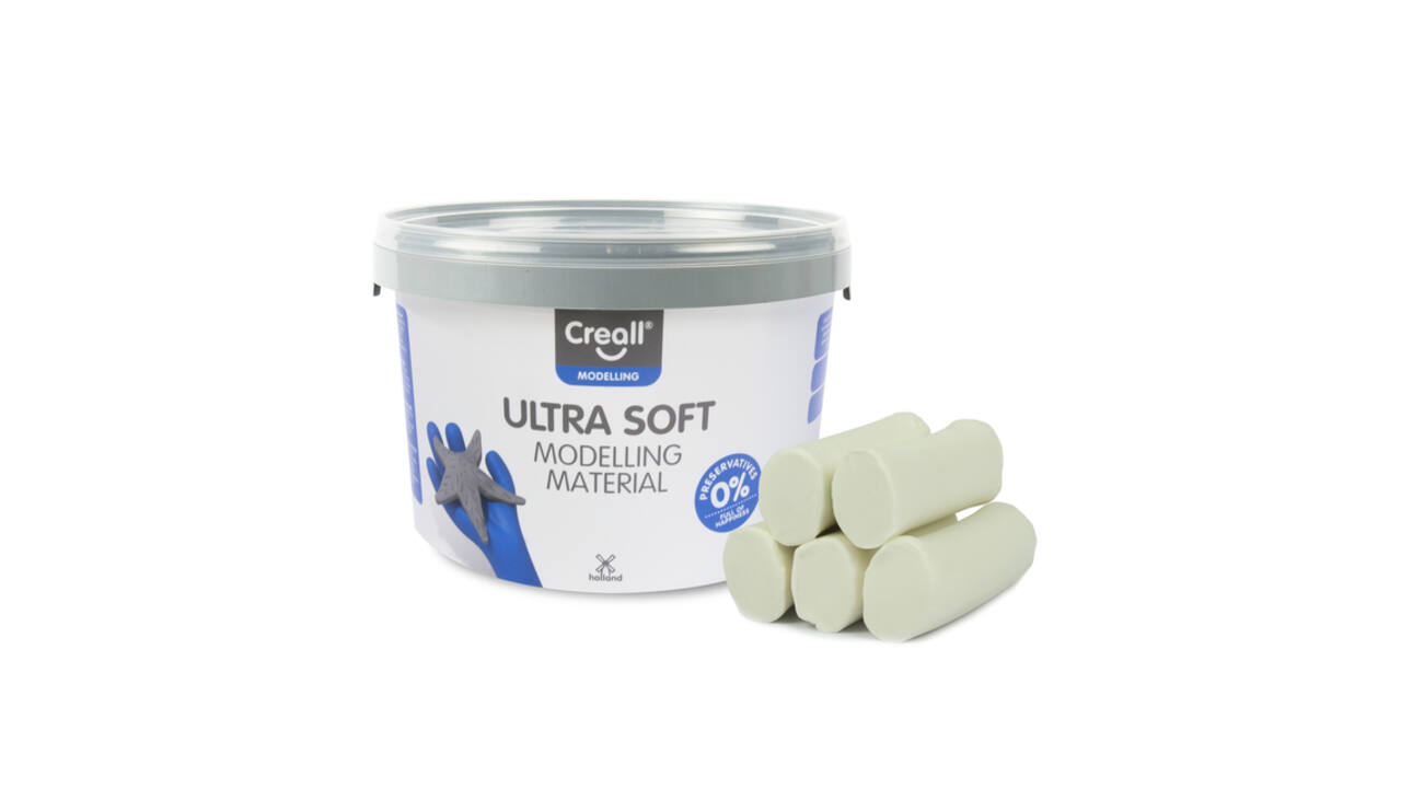 Klei Creall Play-it Ultra Soft helder wit 1100 gram