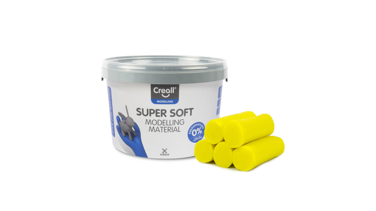 Klei Creall supersoft geel 1750gram