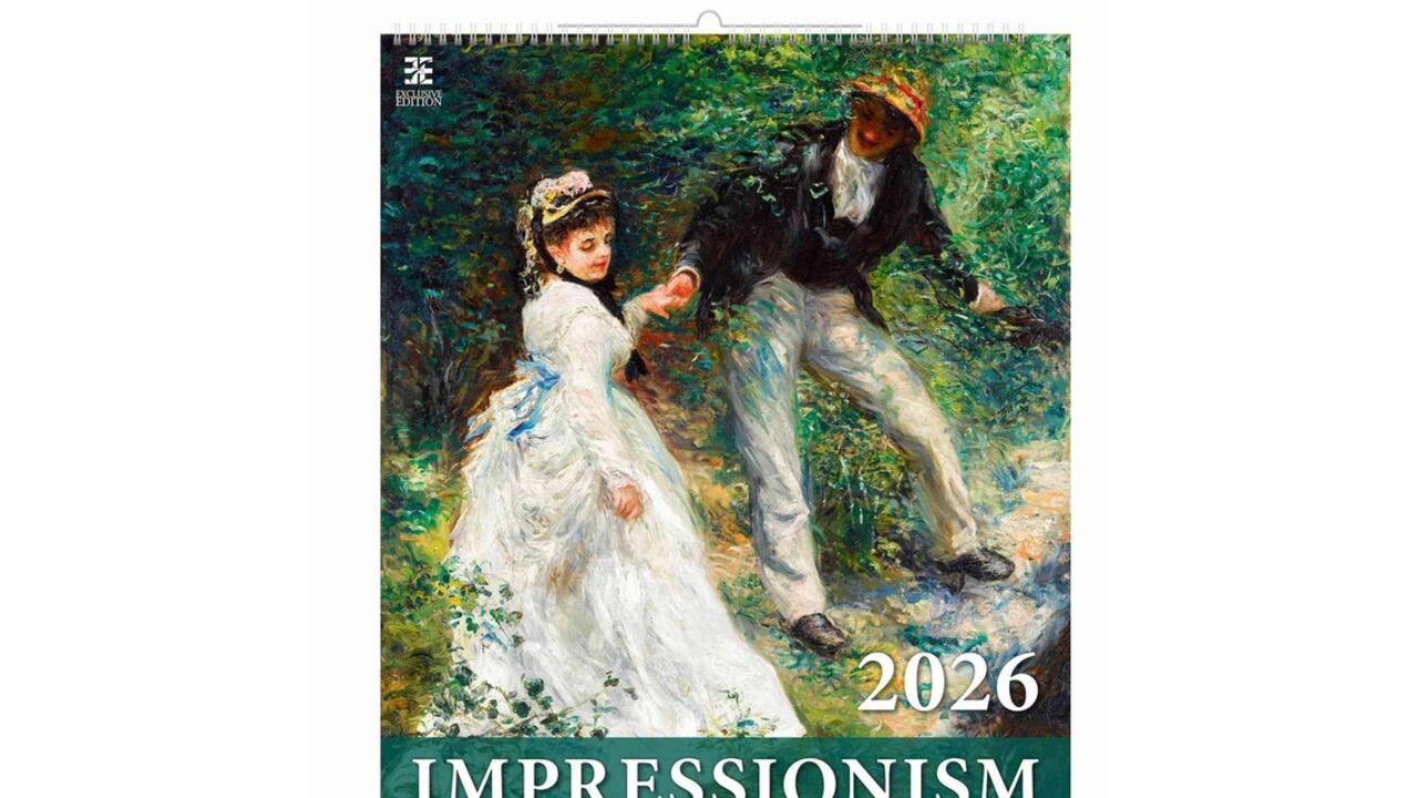 Kalender 2026 Helma 365 Grote Impressionistische Kunstkalender 520x450