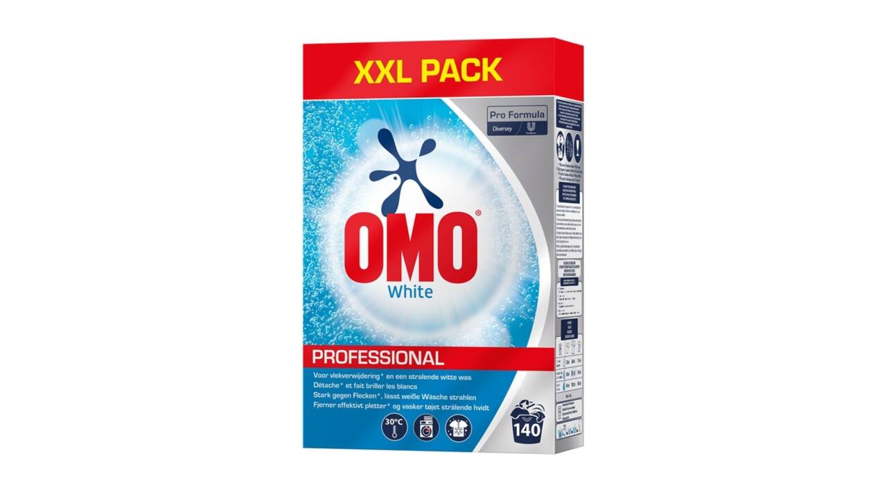 Wasmiddel Omo Pro Formula poeder wit 7kg 140 scoops