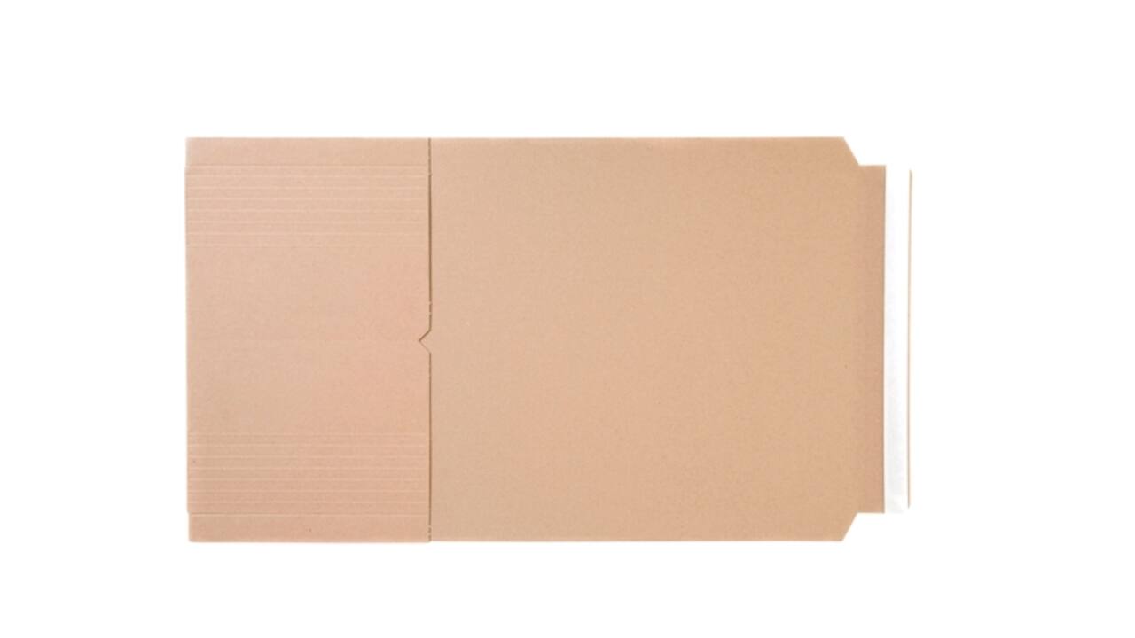 Wikkelverpakking IEZZY A4 304 x 215 x -77 mm bruin