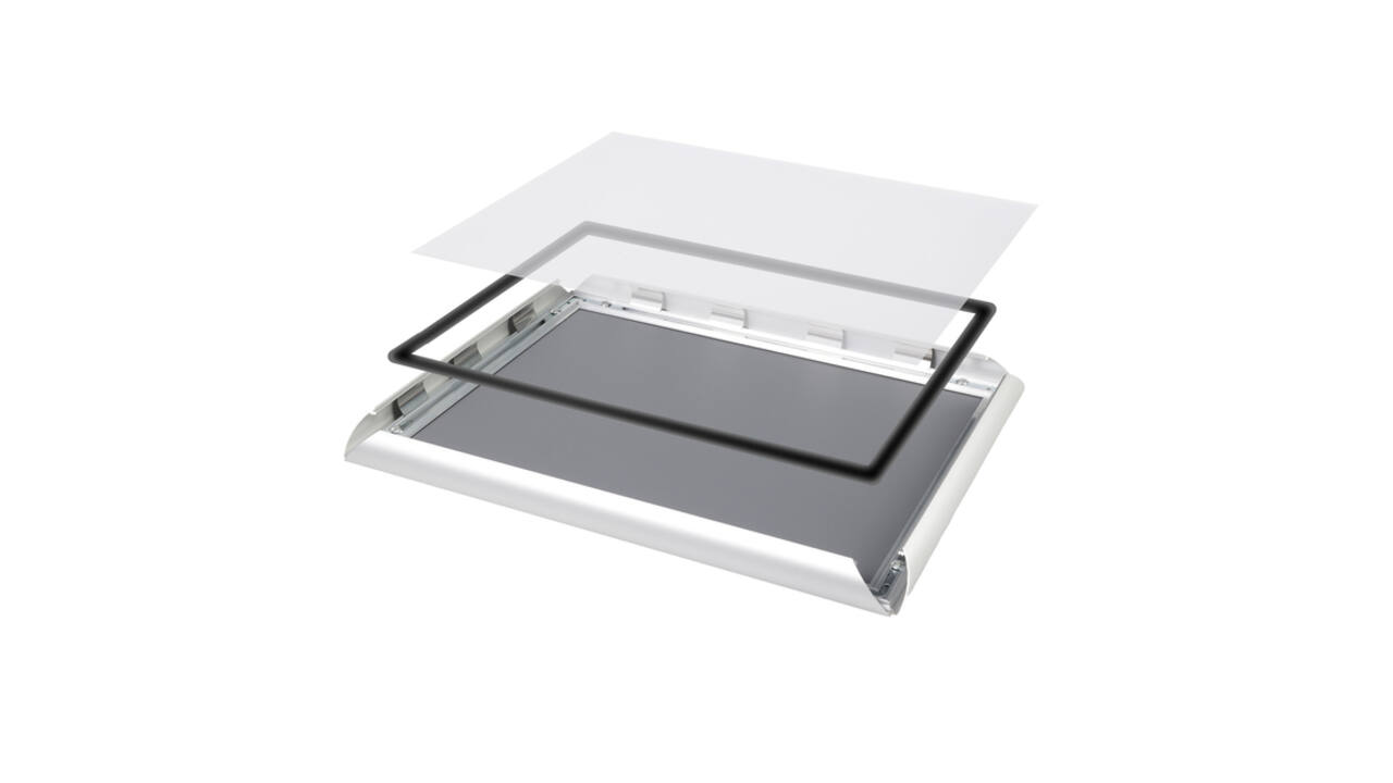 Kliklijst Quantore outdoor A5 25mm zilver