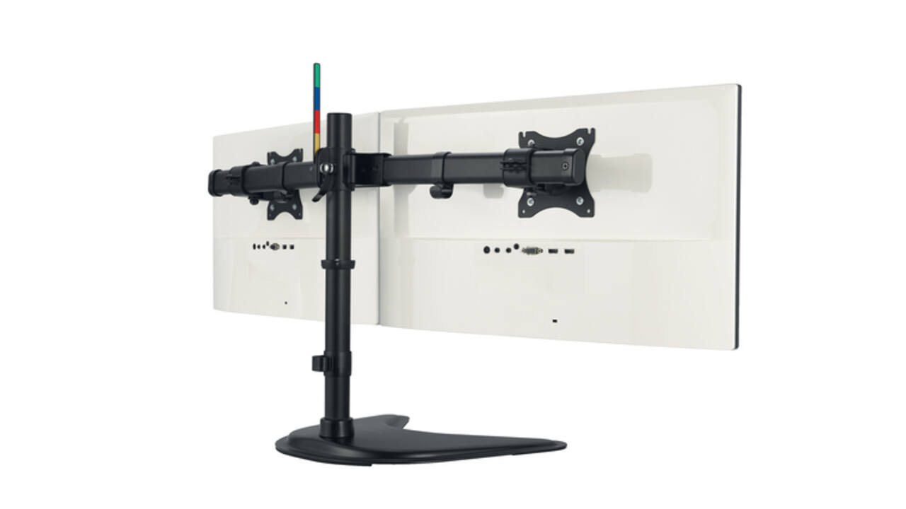 Monitorstandaard Kensington SmartFit Ergo vrijstaand dubbel
