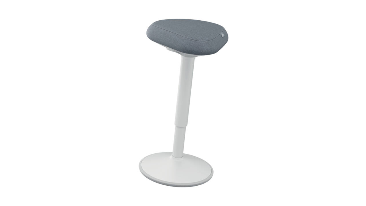 Actieve zit-sta kruk Leitz Ergo met gasveer 57-82 cm grijs