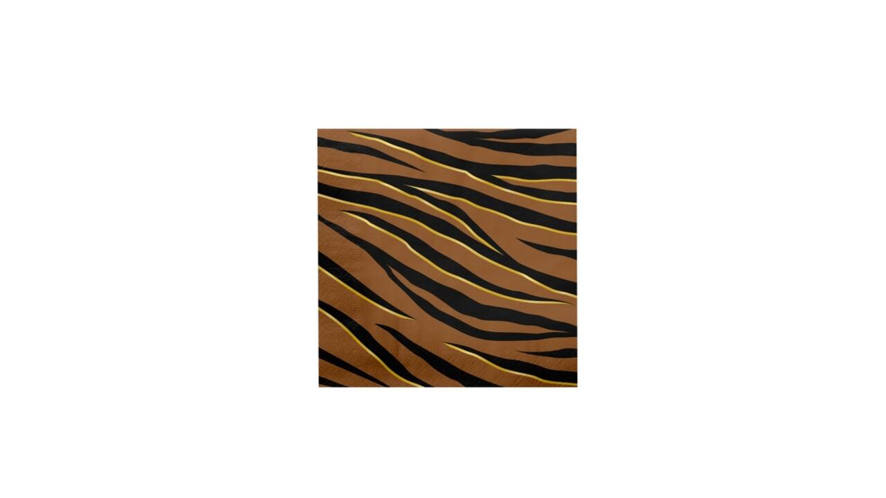 Napkins Tiger Safari