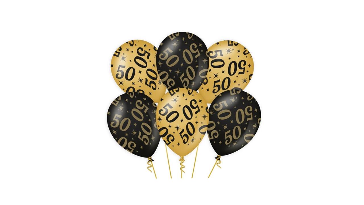 Classy party balloons 50