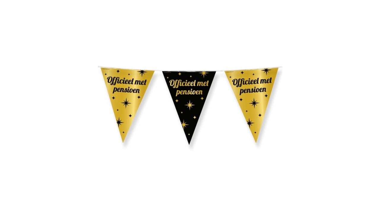 Classy Party flags foil Pensioen