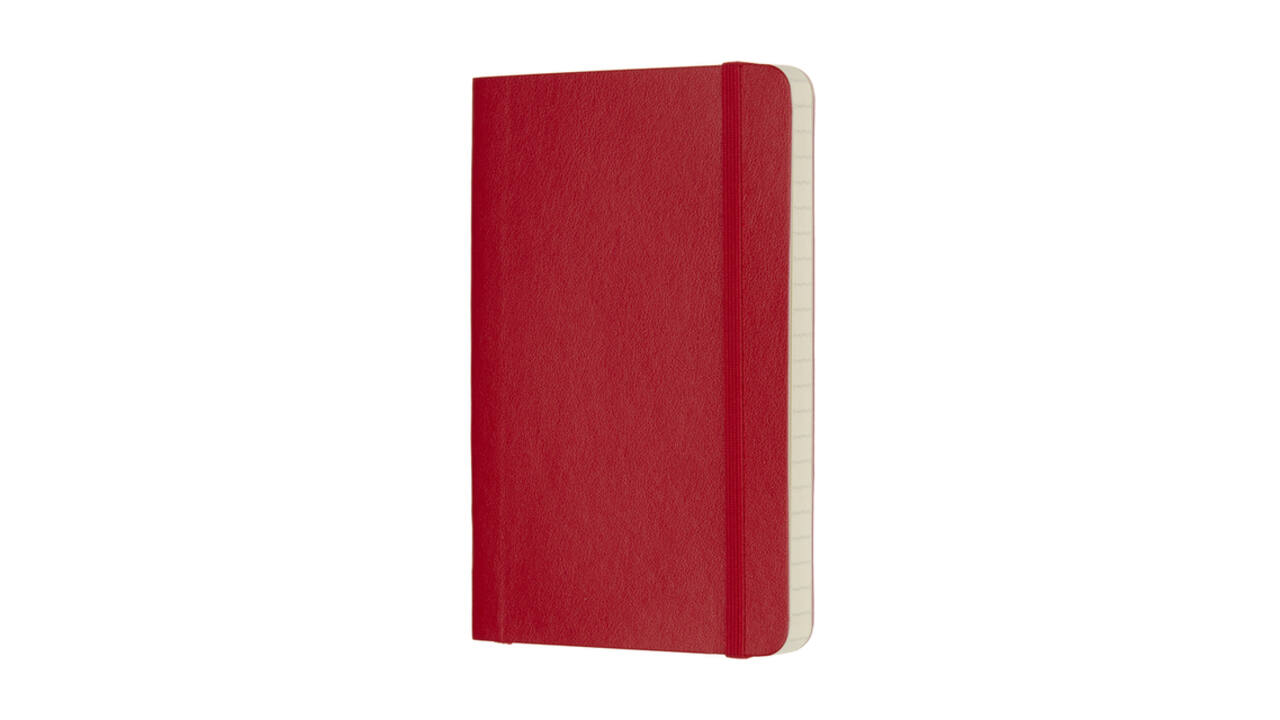 notitieboek A6 Moleskine SC rood