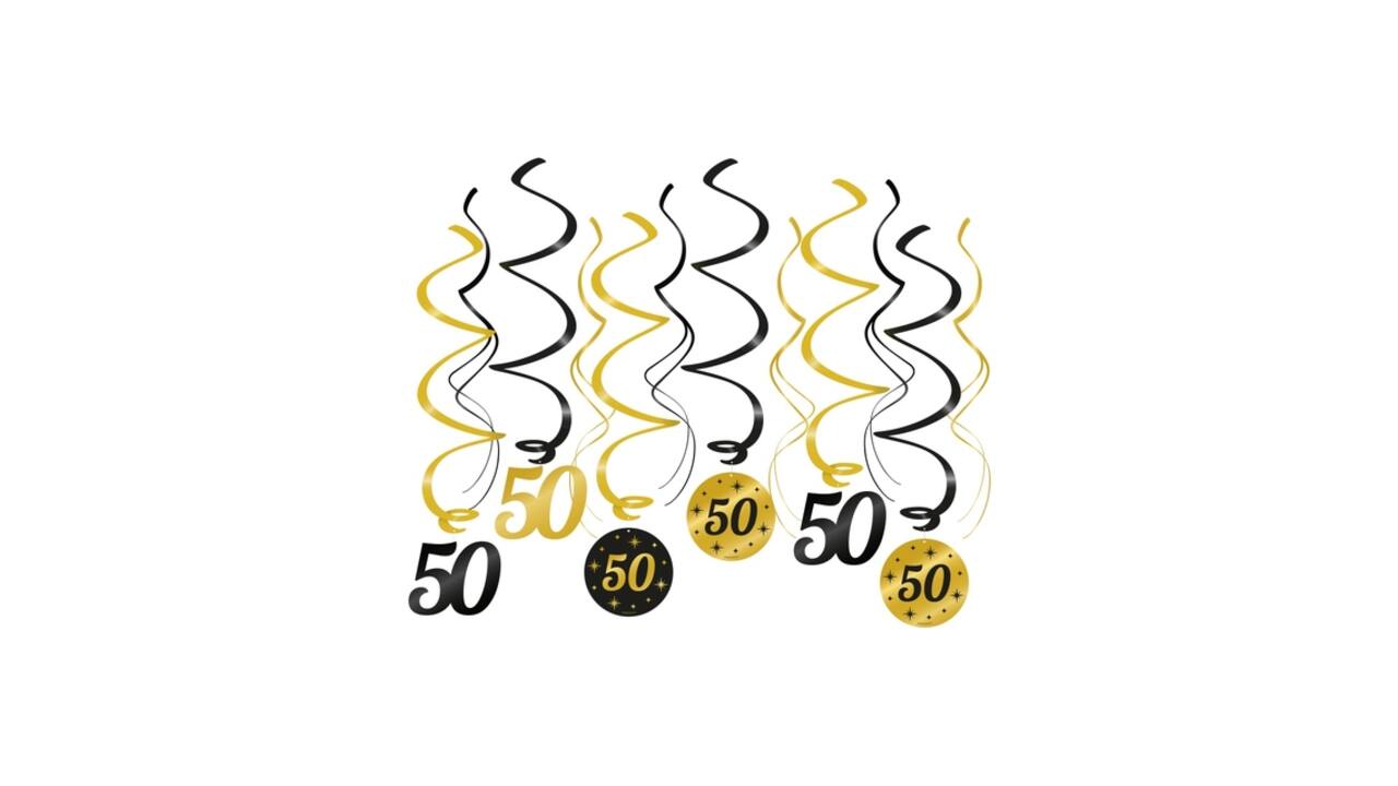 Classy party swirls 50