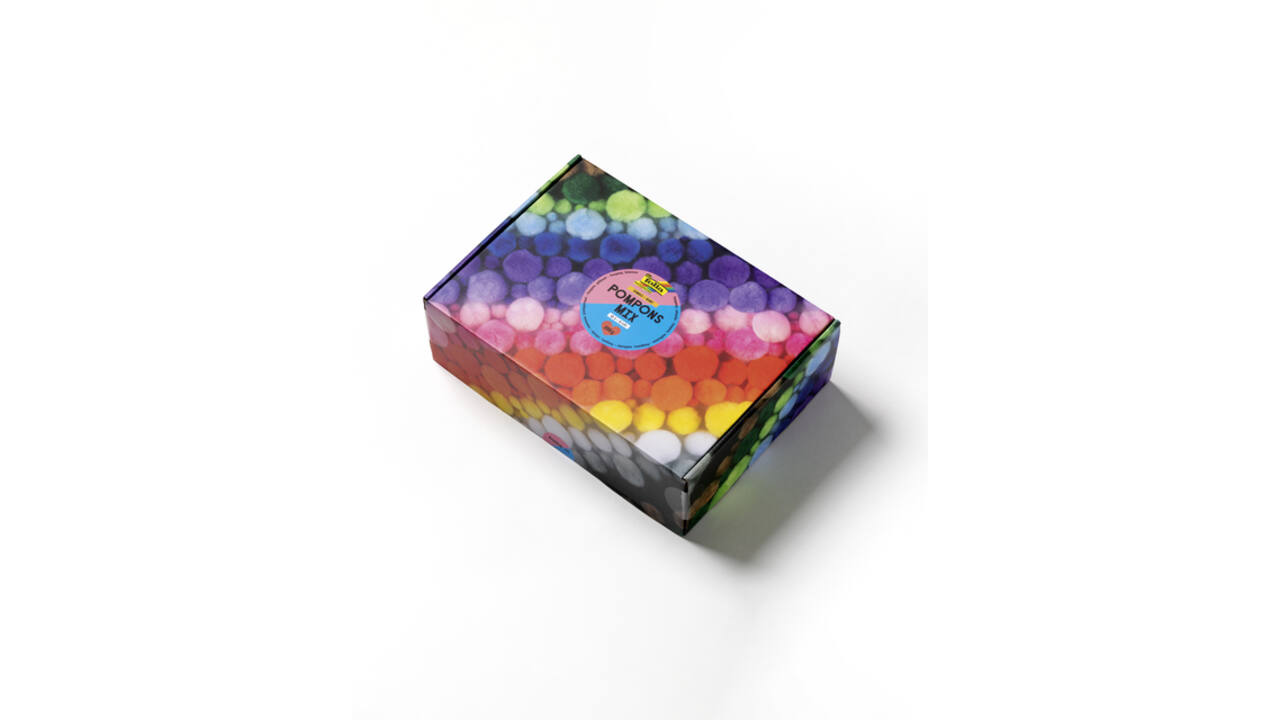 Pompons Folia 200 gram assorti