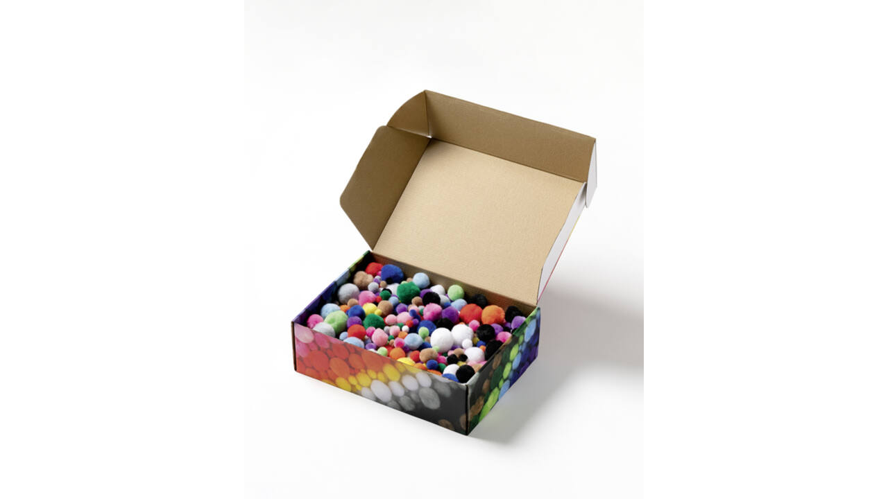 Pompons Folia 200 gram assorti