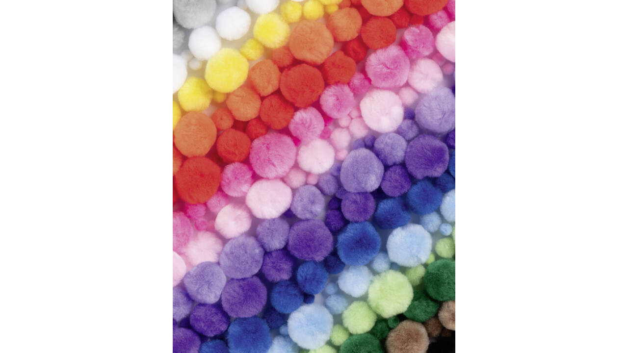 Pompons Folia 200 gram assorti