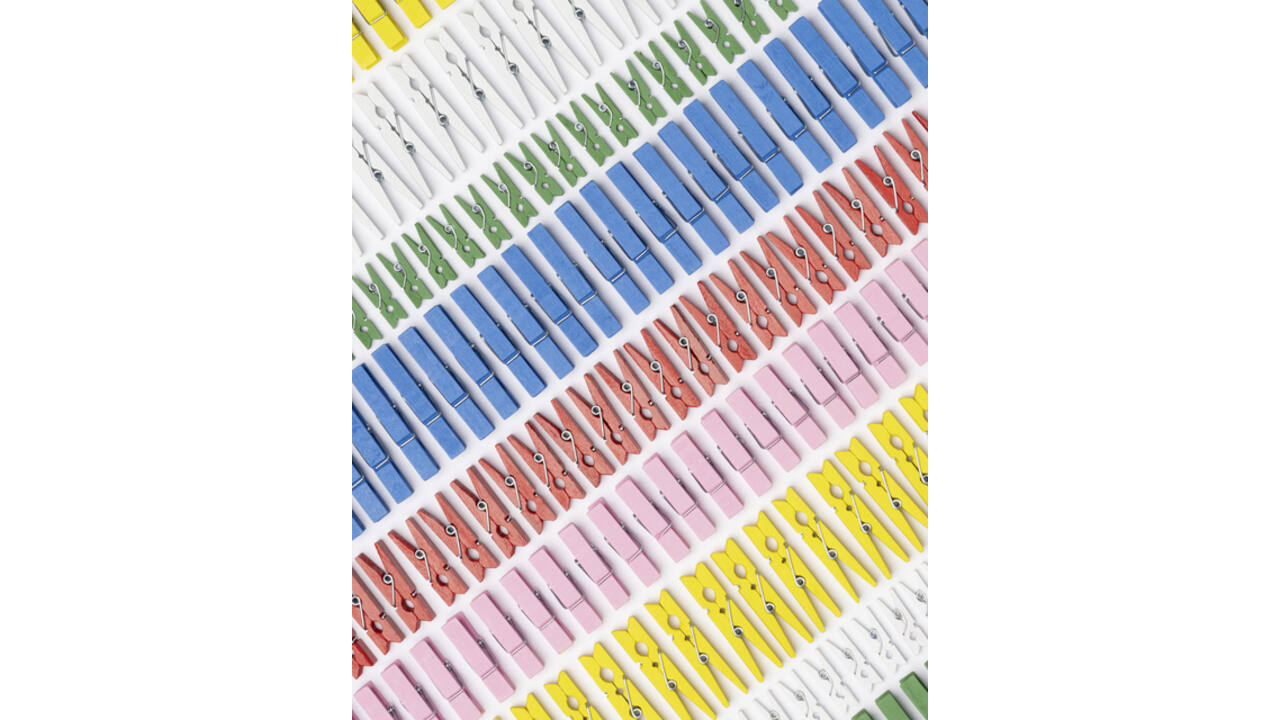 Wasknijpers Folia jumbo 500gram assorti