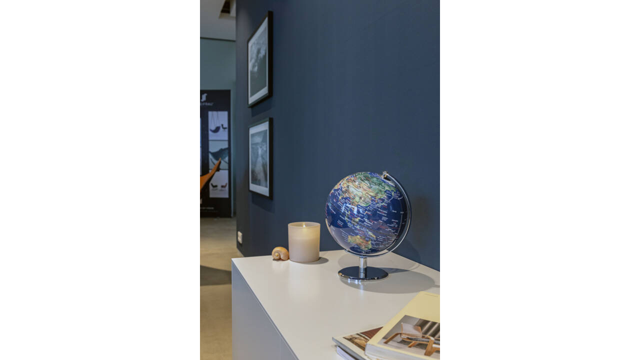 Globe Troika 20cm blauw-groen