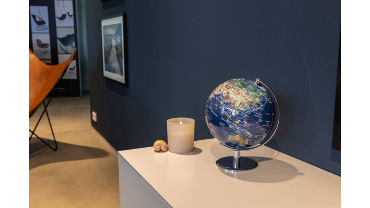 Globe Troika 20cm blauw-groen
