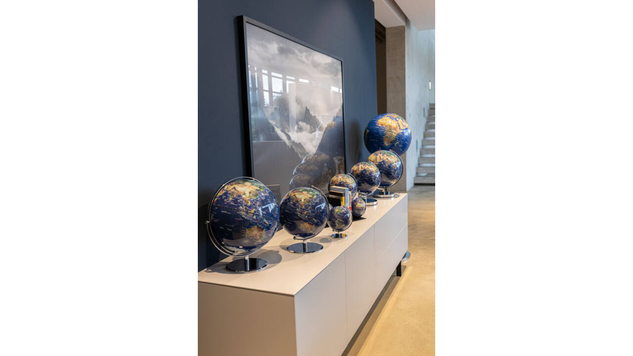 Globe Troika 20cm blauw-groen