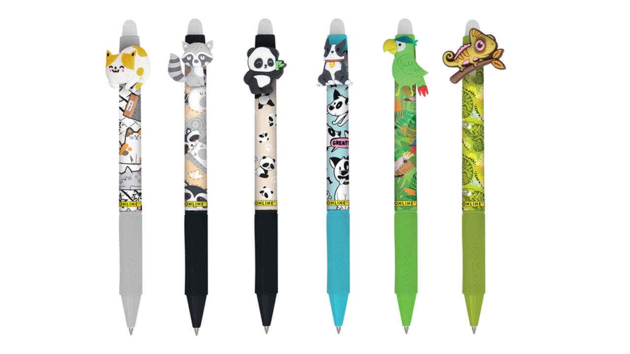 Gelschrijver Online Magixx Fun Wild Life 0.7mm assorti