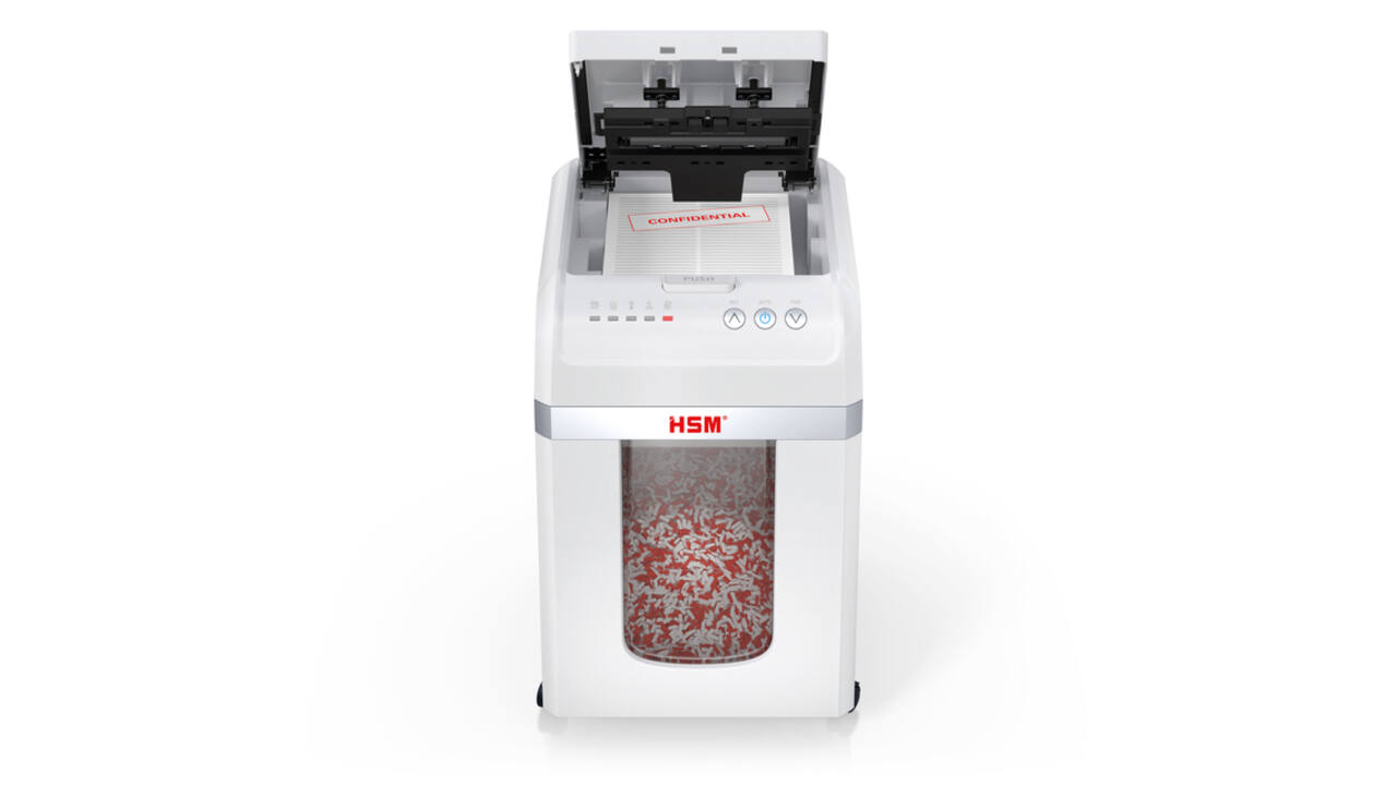 Papiervernietiger HSM shredstar Autofeed X300 snippers 4x12mm