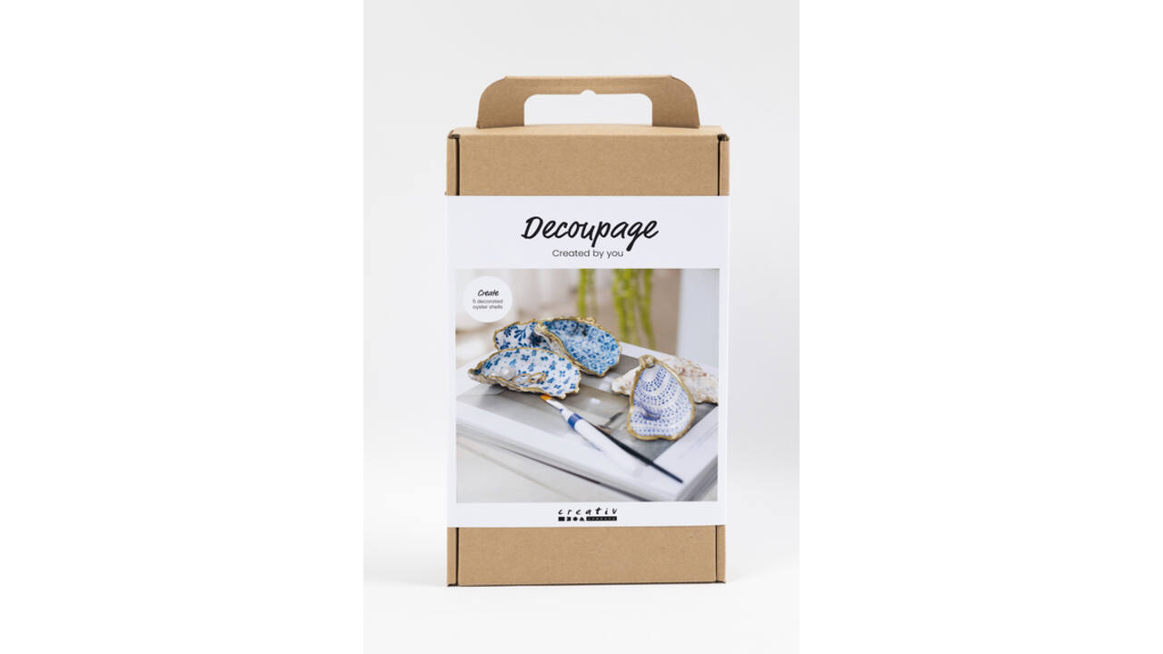 Hobbyset Creativ Company decoupage oesterschelpen