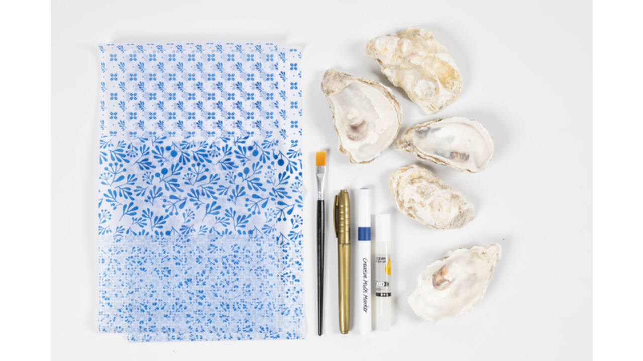 Hobbyset Creativ Company decoupage oesterschelpen