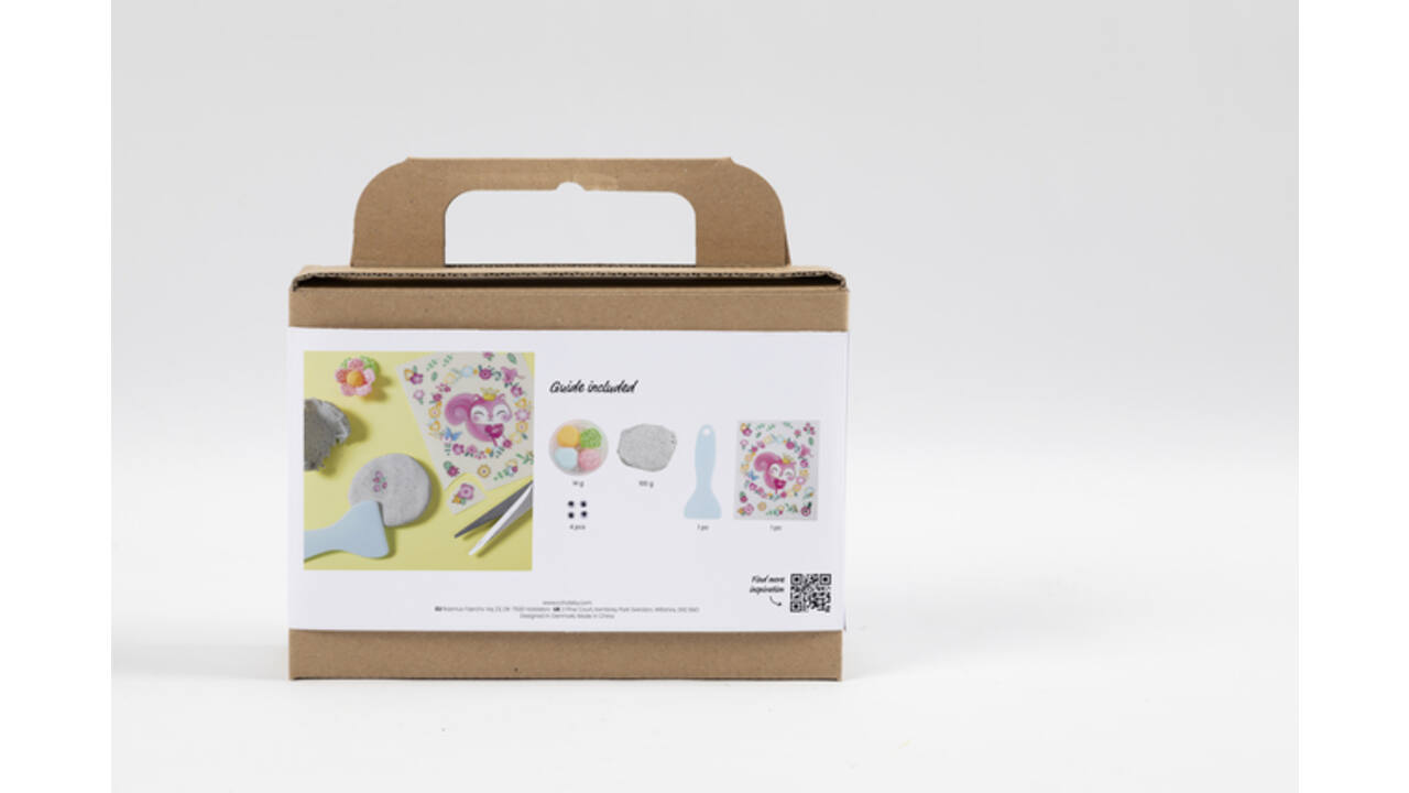 Mini Hobbyset Creativ Company boetseren steen met insect