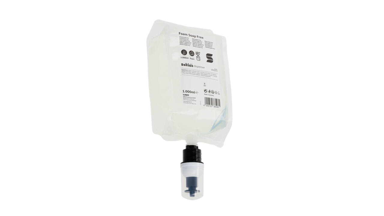 Handzeep Satino SF1 Free schuim 1000ml 333372