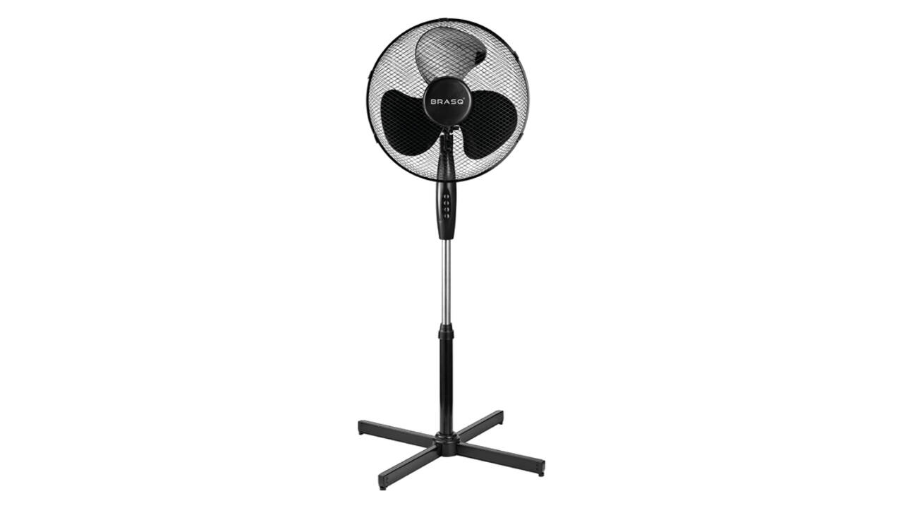 Statiefventilator BRASQ F300 Ø 40cm zwart