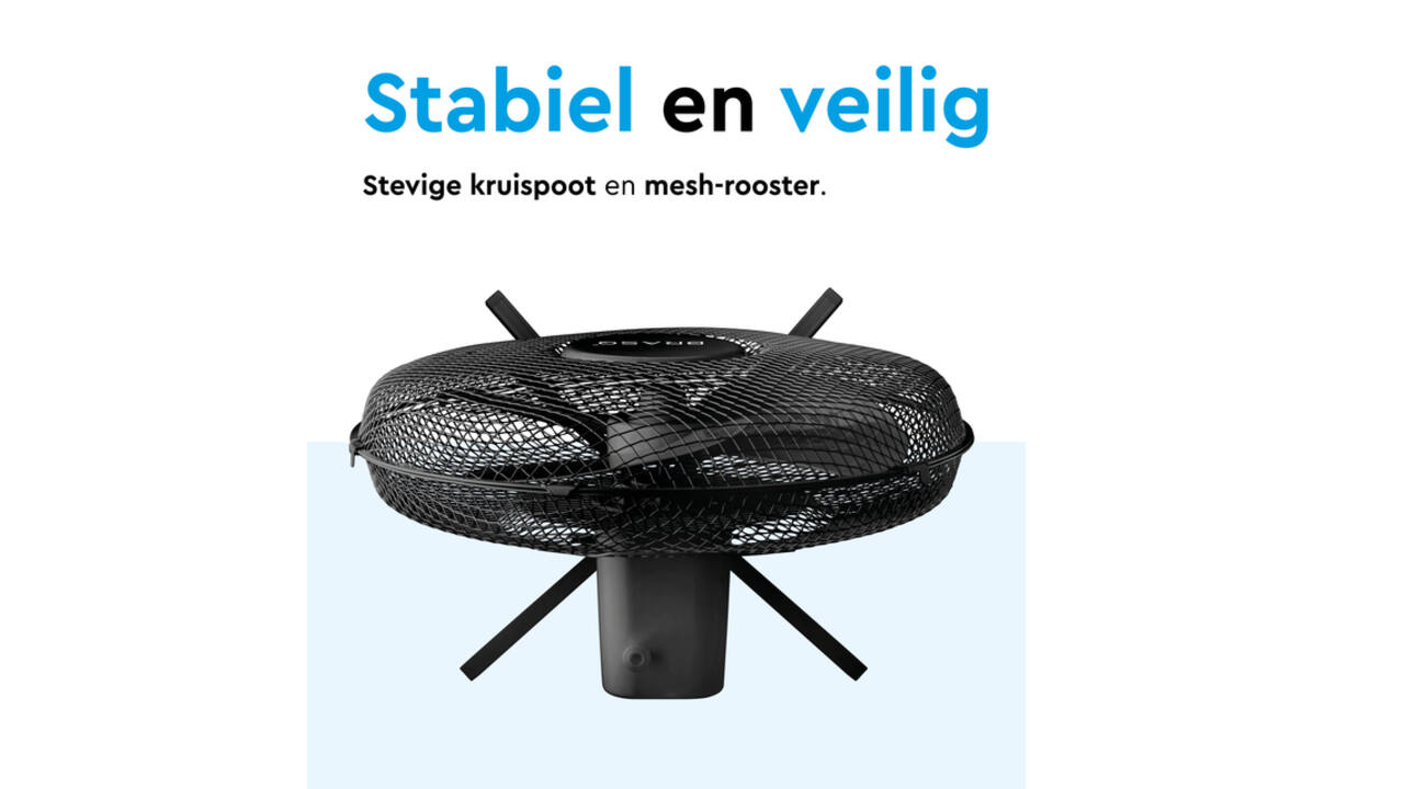 Statiefventilator BRASQ F300 Ø 40cm zwart