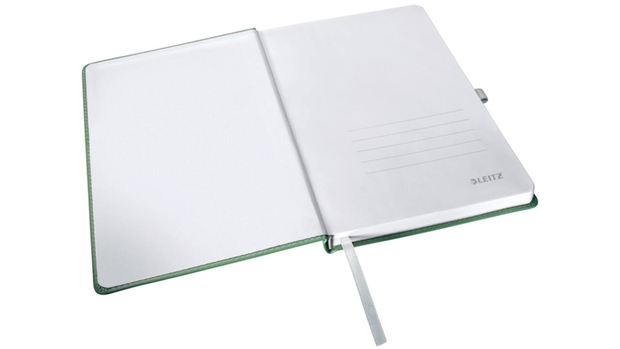 Notitieboek Leitz Style A5 lijn 160 pagina's 100gr groen