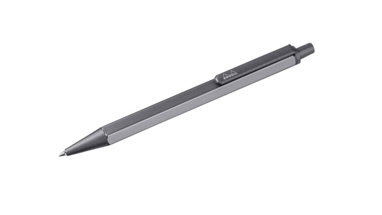 Balpen Rhodia scRipt medium titanium