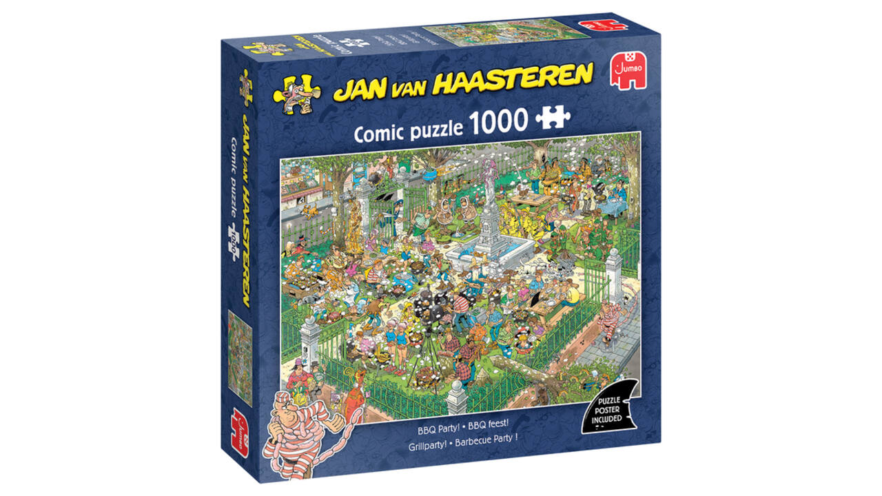 Puzzel JvH BBQ Feest! 1000st