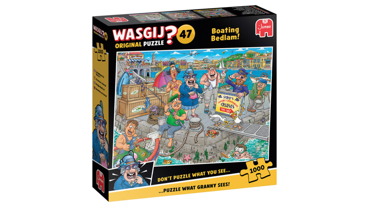 Puzzel Wasgij Original 47 De boot in! 1000st