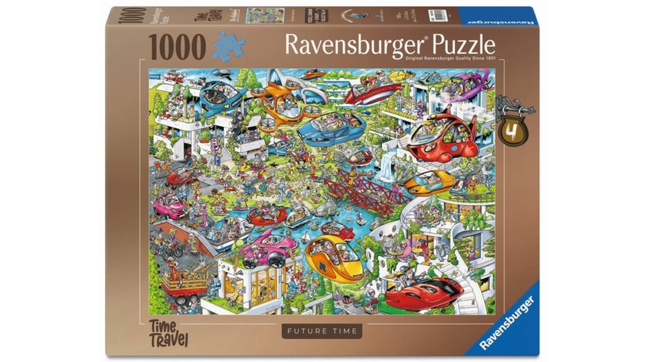 Puzzel Ravensburger Ray's comic Future Time 1000 stukjes