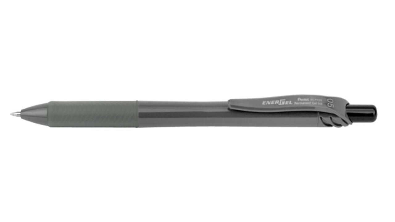 Gelschrijver Pentel BLP105 Energel permanent ultra fijn zwart