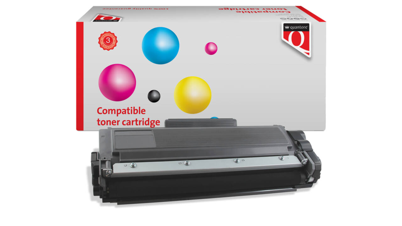 Toner Quantore alternatief tbv brother TN-2510XL Zwart HC