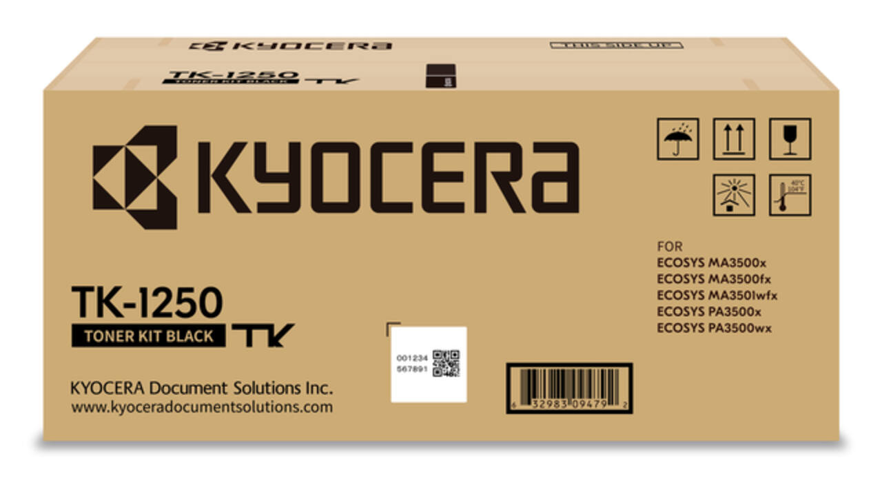 Toner Kyocera TK-1250 Zwart